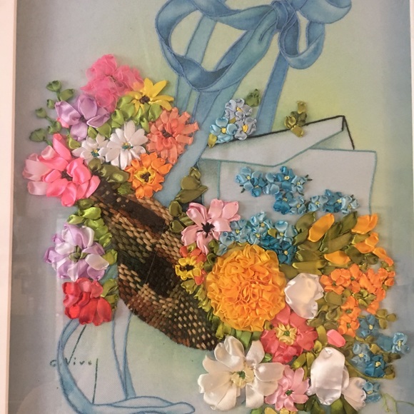 Handmade picture with frame - Picture 2 of 3